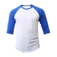 thumbnail image 2 of Hat and Beyond Men's Casual 3/4 Raglan Sport T-Shirts Baseball Activewear, 2 of 4