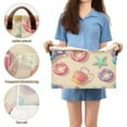 thumbnail image 5 of Yayeee Foldable Storage Basket for Shelves with Handles Set of 2 Waterproof Cloth Bins, Beach Toys Pattern, 5 of 7