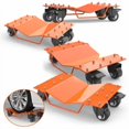 thumbnail image 1 of 4 Pack Car Dollies with Tow Hooks, 8000LBS Capacity Car Dolly with Thickened Handles & Sidebar, Car Wheel Dolly with Security Lock, Car Dolly Set of 4 for Moving Cars, Trucks & Vehicles, 1 of 9