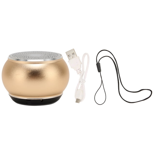 Altavoz Bluetooth pequeño Bling Bling inalámbrico portátil resistente al agua IP67 dorado