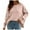 Pink-vestidos de otoño para mujer, variant on Trendy Solid Oversized Sweaters for Women Baggy Long Sleeve Slit Sweater Round Neck Pullover Sweater Tops
