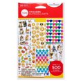 thumbnail image 2 of American Greetings Stickers for Kids, Assorted Shapes, Animals and Smiley Faces (599 Stickers), 2 of 4