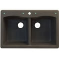 thumbnail image 3 of Transolid 33" x 22" Top Mount Aversa Granite Kitchen Sink, Available in Various Colors, 3 of 4