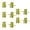 Yellow, variant on Osdhezcn 10 Pack Bear Jewelry Making Beads Acrylic Material for Bracelet Bangle Necklace