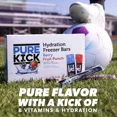 thumbnail image 4 of Pure Kick Hydration Ice Pops Variety Pack with B Vitamins, Berry & Fruit Punch Flavors, Gluten-Free, 1.5oz, 20 Count, 4 of 12