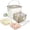 White, variant on Lunxisen 1 Pcs Portable Ice Maker Lid Storage Box Compact Countertop Ice Maker Fast Ice Making Kitchen Ice Machine Easy Clean Home Bar