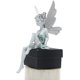 thumbnail image 3 of Estatua de hada sentada TUNC de resina para jardín decoración del hogar blanco Sencillez, 3 of 5