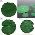 10Xartificial Fake Lotus Leaves Leaf Water Lily Floating Pool Plant