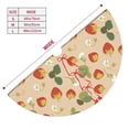 thumbnail image 3 of Yiaed Floral Strawberr Print Christmas Tree Skirt , Tree SkirtsTree Mat for Christmas Winter Holiday Indoor Decorations-48", 3 of 7