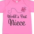 thumbnail image 4 of Inktastic Worlds Best Niece Girls Baby Bodysuit, 4 of 5