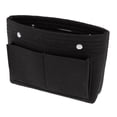 thumbnail image 3 of Bolsa de Cosméticos, Bolsa de Maquillaje, Bolsa de Maquillaje Bolsa de Cosméticos Bolsa Organizador de Cosméticos de 30 X 7 Cm para Muje Negro, 3 of 7