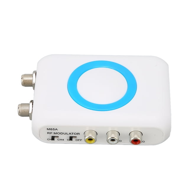 Modulador de RF, Soporte de NTSC Professional VHF HD Adaptador Digital PLL Salida AV Controlada Fácil de Instalar para El Catv
