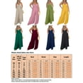 thumbnail image 2 of Innerwin Combinaison Longue Col en V Profond Femmes Combinaisons Vacances Sans Manches Décontracté Pantalon Large Jaune S, 2 of 2