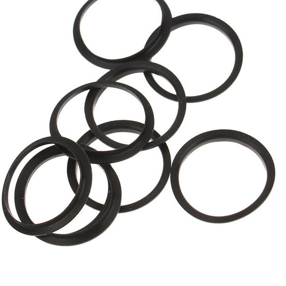 10Pcs Black Food Grade Soft Silicone O-rings Rubber Gaskets for Nespresso Stainless Steel Coffee Refillable Capsules Body Cup