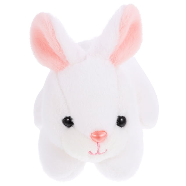 SWETRACE 1Pack Plush Bunny Stuffed Rabbit Toy White PP Cotton Children Home Decoration 11.8X8.7X6.7in