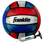 Franklin Sports Blast Outdoor + Beach Cushioned Volleyball Ball Set Great for Backyard and Beach, Air Pump Included