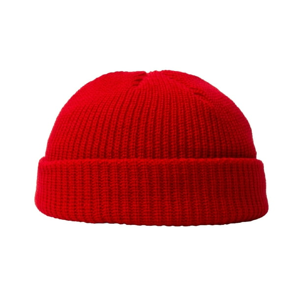 Sombrero Beanie Sonducket Tejido Artesanal Rojo