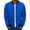 Blue, variant on Men's Outerwear Men's Padded Winter Full Zipper Outwear Casual Windproof Warm Coat Black