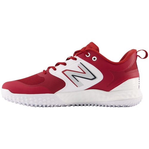 New Balance Men s Fresh Foam 3000V6 Baseball Turf Trainer Shoes Cardinal White Medium 12 Walmart