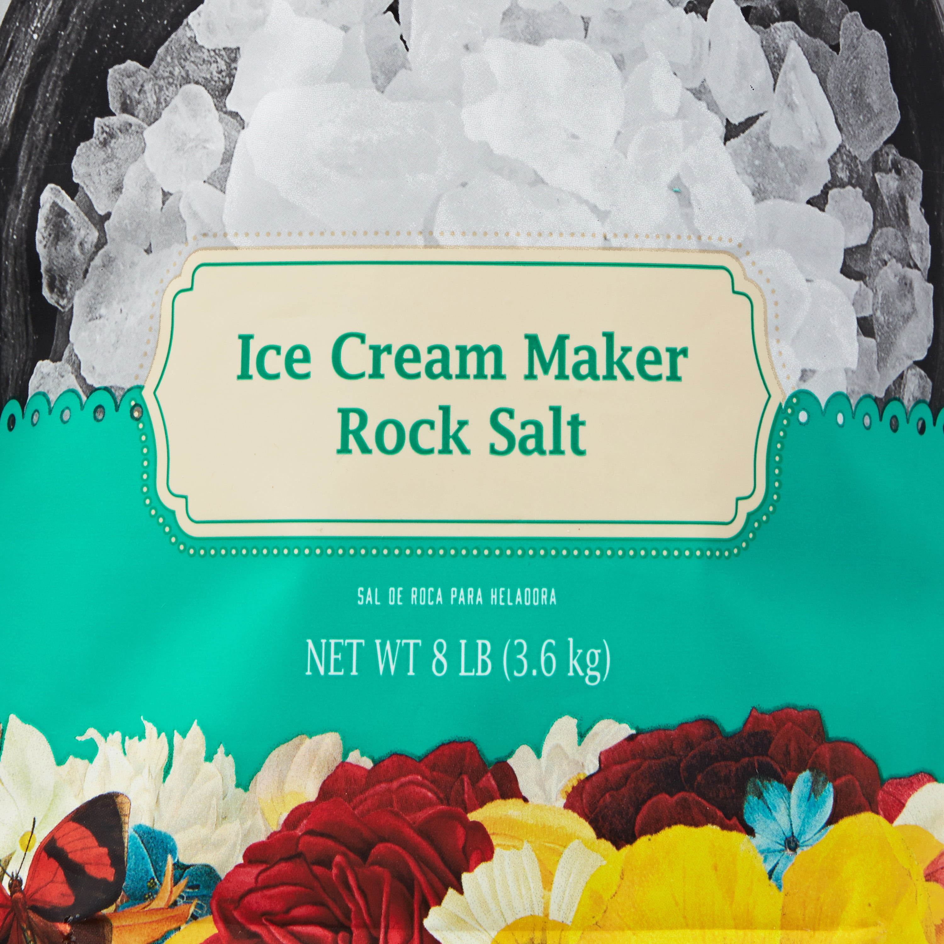 Ice Cream Salt, All-Natural Rock Salt for Ice Cream Maker, Universally Compatible with All Ice Cream Makers That Use Rock Salt, Food-Grade, 30 oz