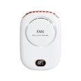 thumbnail image 1 of Ventilador Cuello Ventilador Perezoso Sin Aspas Colgado Alrededor La Cintura Pantalla USB Alta Potencia Viento Pequeño Ventilador Cuello (blanco), 1 of 6