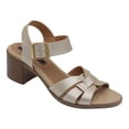 thumbnail image 1 of Sandalia con tacón Sprint en Piel vegana – Blanco, 1 of 3