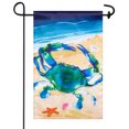 thumbnail image 6 of (1 pack) Meadow Creek 11.5" x 18" Blue Crab Coastal Outdoor Yard Flag, 6 of 6