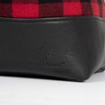 thumbnail image 3 of Canadiana Buffalo Check Storage Tote Red/Black, 3 of 5