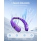 thumbnail image 4 of Ventilador de cuello portátil SHEWIND recargable sin aspas morado, 4 of 7