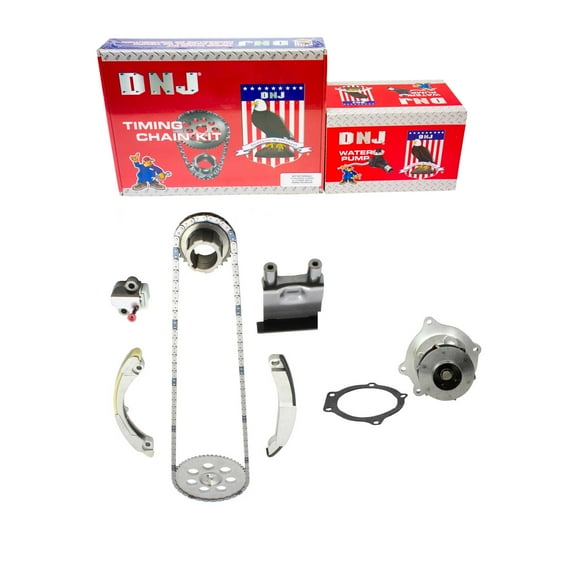 DNJ TK3193WP Timing Chain Kit with Water Pump Fits Cars & Trucks 08-09 Chevrolet 4.2L L6 DOHC