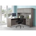 thumbnail image 2 of Mesh Screen Back Manager's Chair with Height Adjustable Arms in Black Fabric, 2 of 8