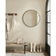 thumbnail image 1 of SONGMICS HOME Espejo Decorativo de Pared, Espejo de Pared Redondo, Marco Metálico, 61 cm de Diámetro, Negro, 1 of 6