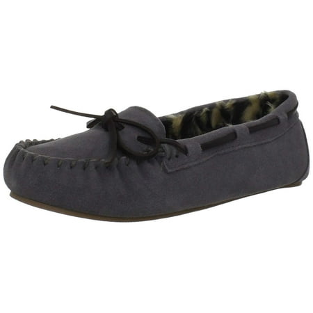 Tamarac Womens Peggy Leather Closed Toe Slip On Slippers