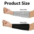 thumbnail image 1 of Dinheiro 4 Piezas Mangas Cortadas con Orificio para el Pulgar, Mangas de Protección de Brazo de Nivel 5, Protector de Brazo de Antebrazo de Seguridad Antiabrasión para Trabajo de Cocina de Jardín, 1 of 7