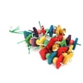thumbnail image 3 of Riousery Multicolored Natural Wooden Blocks Parakeet Chewing Toy for Macaws Pet Birds Thin String - 6.69 inches / 17 cm, 3 of 9