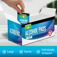 thumbnail image 3 of Tender Gentle XL Alcohol Wipes, Individually Wrapped - 100 ct. Sterile Alcohol Prep Pads Saturated with 70% Isopropyl, 3 of 6