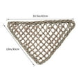 thumbnail image 2 of SEWACC 2Pcs Natural Grass Fibers Lizard Sleep Bed Strong Texture Secure Hanging Cage Accessory, 2 of 8