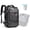 Grey-3, variant on Kahopy Vacuum Backpack for Travel, 60L Expandable Compression Bag with Electric Vacuum Pump, Water Resistant and Anti Theft(Army Green)