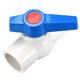 thumbnail image 1 of Válvula de bola, válvula de cierre de extremo de enchufe de PVC ID de 32 mm para configuración de acuario, bomba de sumidero, piscina, aspersor de jardín blanco azul ZefeiWu 8390615420501, 1 of 1
