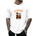 thumbnail image 4 of T-shirt Décontracté Ample à Col Rond à Manches Courtes pour Hommes, Imprimé, Populaire, 4 of 4