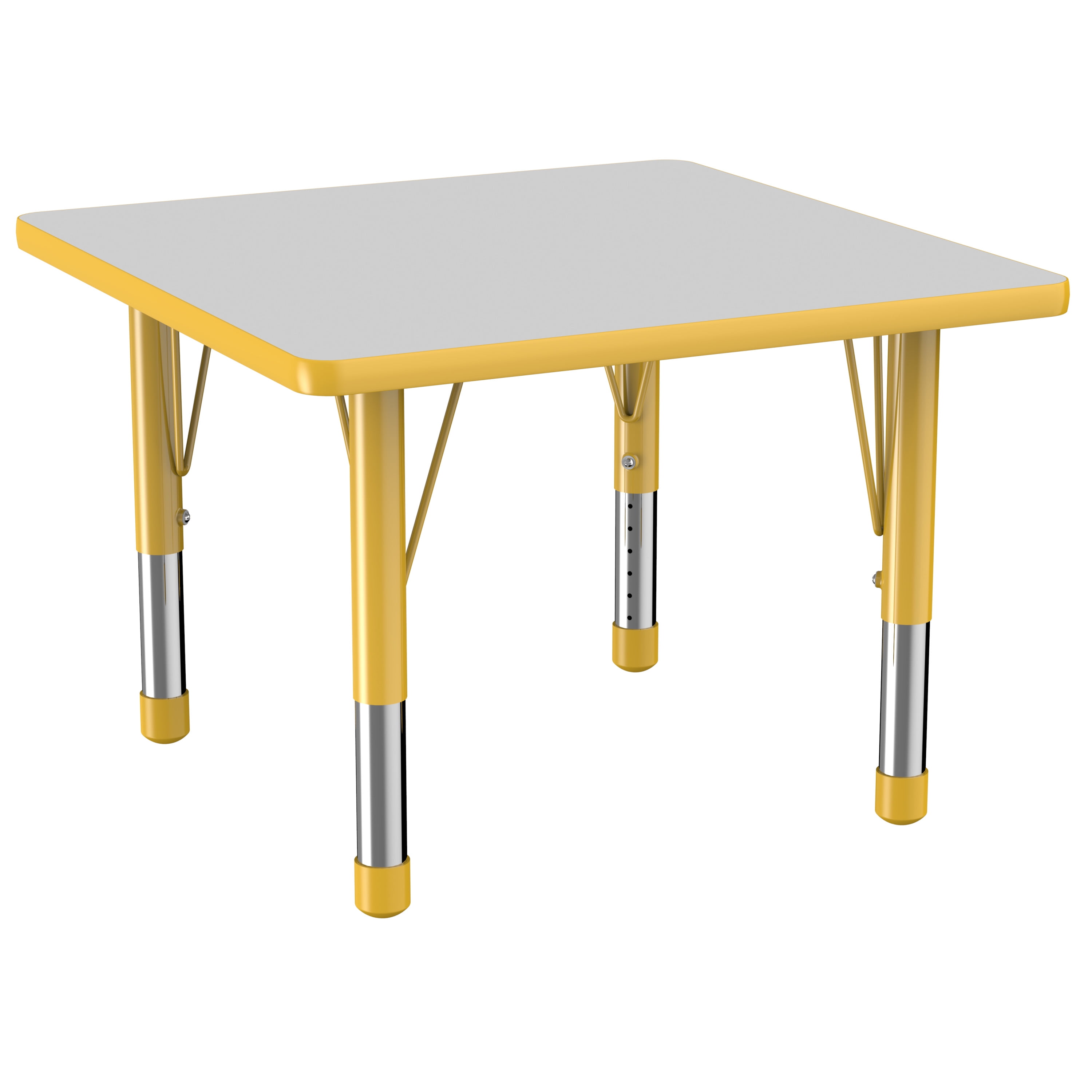 ECR4Kids 30in x 30in Square Everyday TMold Adjustable Activity Table