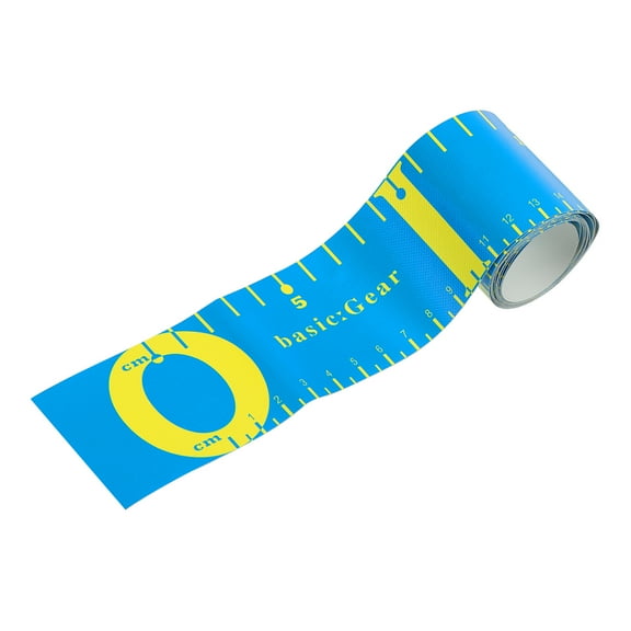 Uxcell 120cm Waterproof Fish Ruler Measuring Tape for Fishing Boat, Blue