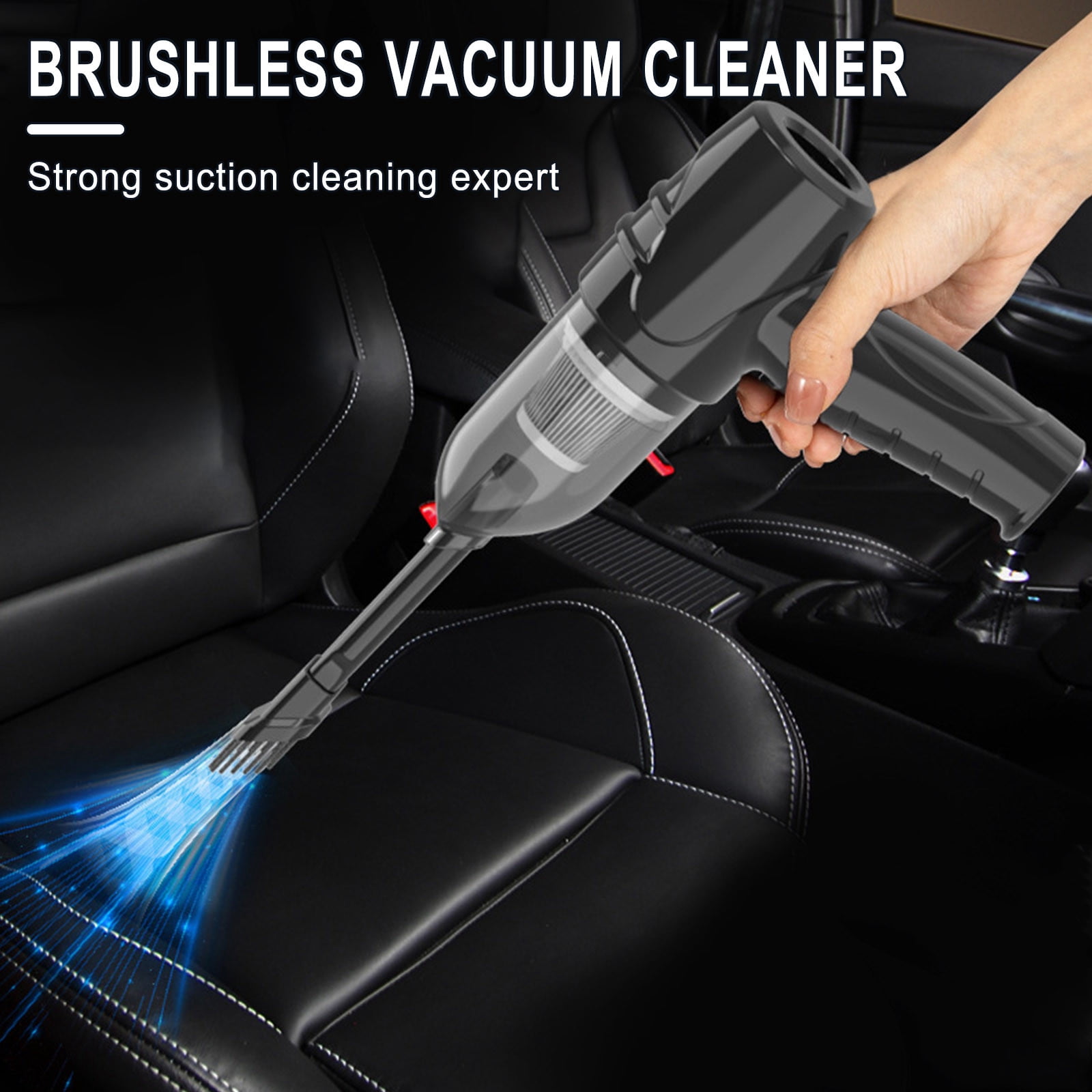 UP TO 50% OFF! YZEGDCH Cordless Vacuum Cleaner for Home Ultra-Lightweight|Powerful Suction|Bagless|Washable Filter Vacuum Cordless for Pet Hair/Carpet/Floors