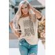 thumbnail image 4 of ABPHQTO Camiseta estampada con cuello redondo y estampado de mariposas y leopardo con bandera americana rosa para mujer, 4 of 5