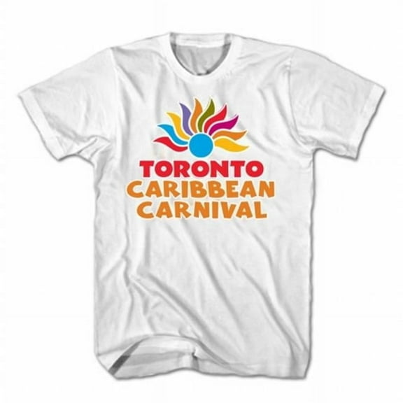 GDC-GameDevCo Ltd. TCC-95045XL Toronto Caribbean Carnival Adult T-Shirt- White- Arch Logo- XL