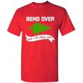 thumbnail image 1 of Bend Over Ill Show You Ugly Christmas Funny DT Adult T-Shirt Tee, 1 of 2