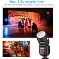 thumbnail image 2 of Flash Speedlite Godox V1-F para Fujifilm 76W 2.4G X Wireless, 2 of 7