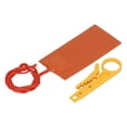 thumbnail image 4 of Heating Mat, Safe Silicone Rubber Heating Pad Flexible 12V 15W  For Factory, 4 of 8