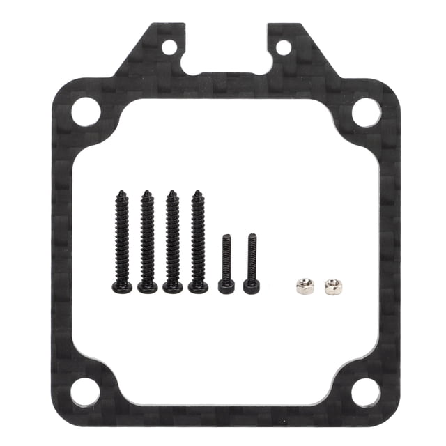 Soporte de montaje RC ESC, reemplazo de fibra de carbono, soporte de placa fija RC ESC para coche RC serie ARRMA 1/5 YUNYI BRAND Deportes