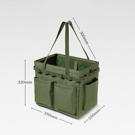 

Camping Travel Tools Storage Bag Folding Firewood Package Handbag Outdoor Picnic Tableware Barbecue Cutlery Organizer Puch